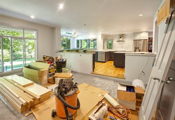 Professional Kitchen Island Installation technician working in High Bridge, WA